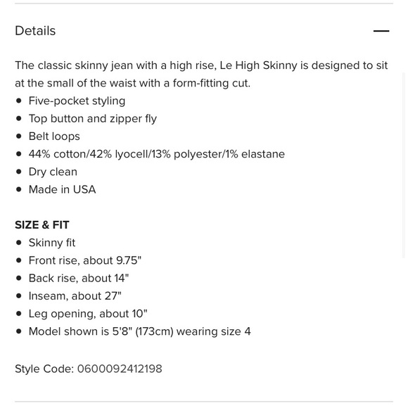 Frame le high skinny jeans - Picture 3 of 5